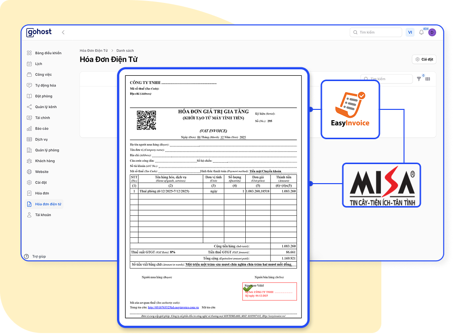 Xuất hóa đơn điện tử